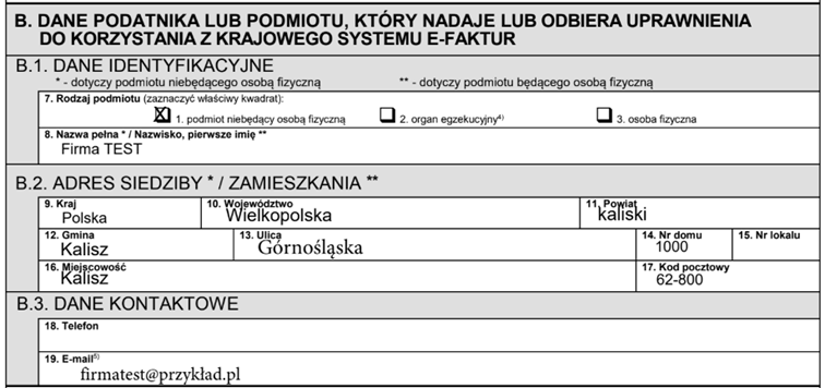Formularz ZAW-FA w Polsce